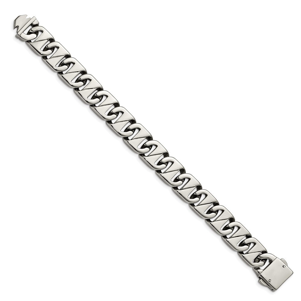 Primal Silver Sterling Silver 7.75mm Figaro Anchor Chain Bracelet -  Walmart.com